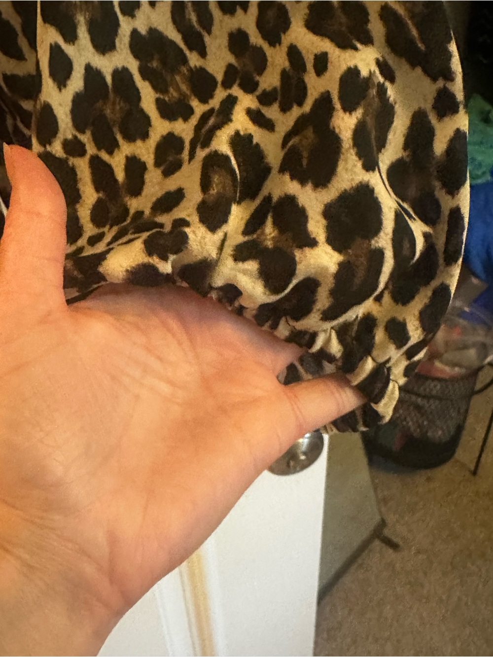 Vince Camuto Leopard Print Blouse - Picture 4 of 14